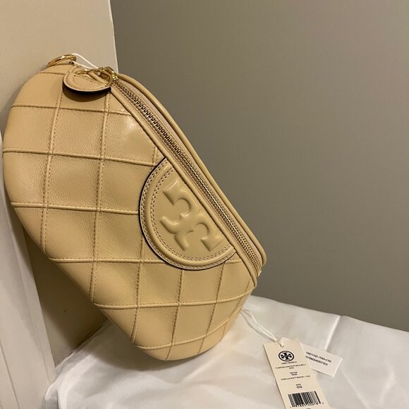 TORY BURCH Fleming Soft Belt Bag (Vanilla Soft Serve) NWT - Picture 7 of 8